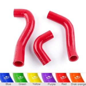 ADATTO PER SUZUKI SWIFT MK4 M15A M16A SPORT 2004-2010 Kit tubo radiatore silicone ROSSO - Foto 1 di 3
