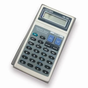 Citizen MB-155 memory bank e calcolatore vintage con custodia protettiva - Imagen 1 de 1