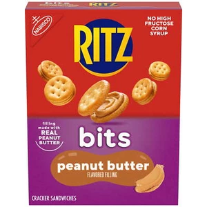 (3 pack) RITZ Bits Peanut Butter Sandwich Crackers,Lunch Snacks, 8.8 oz - Picture 1 of 15