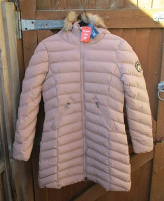 Superdry Womens Hooded Fuji Quilted Padded Jacket / Coat Large UK 14, 40" Chest - Image 1 of 4