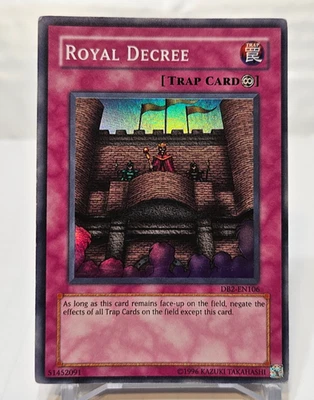 Real Decreto DB2-EN106 Súper Raro Yugioh 166 Foto 1 de 4