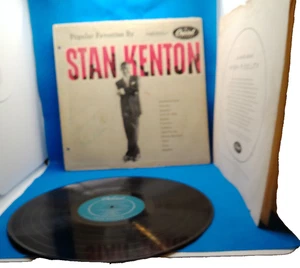 Stan Kenton orchestra signed album record Popular Favorites Capitol - Imagen 1 de 6