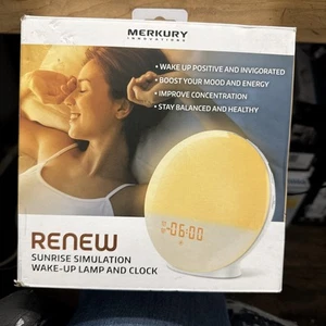 Merkury Innovations Renew Sunrise Simulation Wake-Up Lamp and Clock - Picture 1 of 1