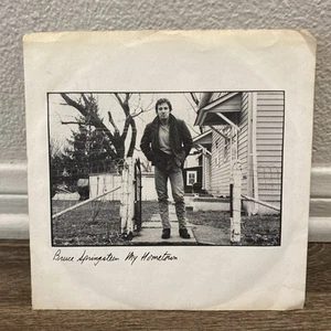 BRUCE SPRINGSTEEN - MY HOMETOWN / Santa 45RPM SINGLE PICTURE SLEEVE RECORD VINYL - Picture 1 of 4