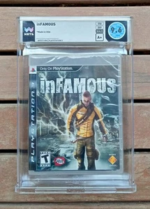 InFAMOUS PS3 SEALED 2009 Graded WATA 9.6 A+ US Version RARE! - Picture 1 of 2