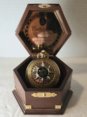 Reloj Bolsillo Náutico Franklin Como Nuevo Nacional Marítimo CUTTY SARK en Vitrina Foto 1 de 4