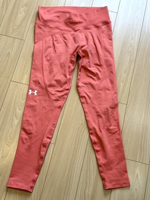 Under Armour Pink Salmon  Seamless Compression Leggings Fitness Pants Size Large - Image 1 of 4