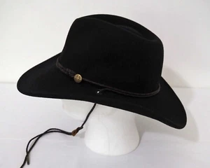 Cappello cowboy feltro taglia 57 western cowboy N069 - Foto 1 di 3