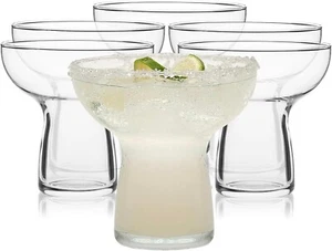 Libbey Stemless Margarita Glasses Set of 6, Modern 10.25 oz, Classic - Picture 1 of 8