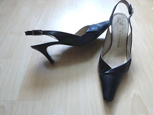 Peter Kaiser Slingbacks Sandaletten Gr. 5,5 38,5 in Schwarz - Bild 1 von 20