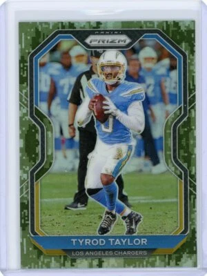 2020 Panini Prizm Football Camo Prizm #145 Tyrod Taylor #22/25 - Image 1 of 2
