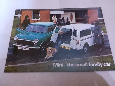 MINI RANGE ORIGINAL SALES BROCHURE 1979 850, 1000, CLUBMAN PUBLICATION 3285/E - Image 1 of 4