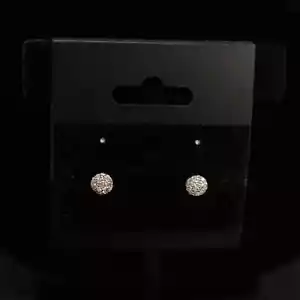 Little Circle Diamond Stud Earring, MSRP $290.00 - Picture 1 of 4