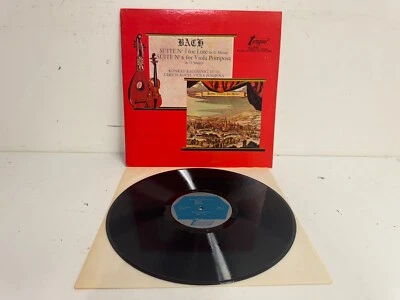 RAGOSSNIG, KOCH – JS BACH suite for lute, suite for viola LP Vinyl Record Foto 1 de 4