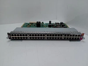 Cisco Catalyst 4500 E-Series 48 Port Gigabit Line Card Module WS-X4748-RJ45V+E - Picture 1 of 3