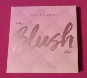 PALETA BELLINI RUBOR BURBUJEANTE VIOLETA VOSS TAMAÑO COMPLETO 4 TONOS NUEVA EN CAJA - Imagen 1 de 3