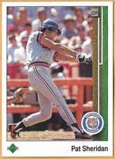 PAT SHERIDAN DETROIT TIGERS #652 - UPPER DECK NM-MT 1989