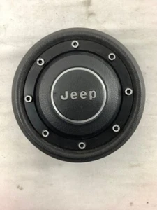 Jeep Cherokee 84-96 botón de bocina negro sin bocina XJ YJ CJ MJ Laredo Wrangler - Imagen 1 de 4