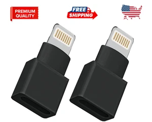 Lightning Extender Adapter,2 Pack [Apple MFI Certified ]Iphone Charger Extension - Picture 1 of 9