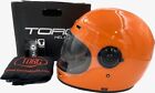 TORC T1 Retro Full Face Helmet Gloss Orange XL - T103:25