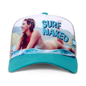 Coastal HFT Surf Naked II Petrol/Grey Trucker Mesh Cap Hat Costal - Picture 1 of 3