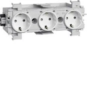 HAGER GS30019010 - RAL9010 Enchufe de montaje de canal 3 velocidades, parabrisas delantero, blanco puro - Imagen 1 de 1