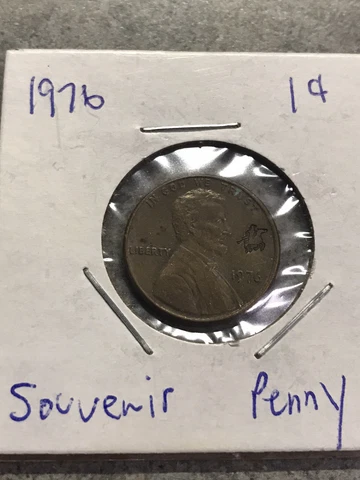 1976 Souvenir - stamped Penny Cover