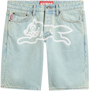 ICECREAM BBC Blue Dog Denim Short 451-3101 Blueberry Haze Brand New Withtags - Picture 1 of 2