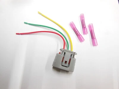 1993-1999 Toyota Tercel alternator plug pigtail 3 wire repair harness connector  - Image 1 of 2