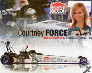 2007 Courtney Force Brand Source Super Comp NHRA Hero Card - Picture 1 of 1