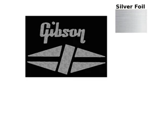 Gibson Guitar Decal Headstock Foil Waterslide Decal Restoration Waterslide 2s - Picture 1 of 1