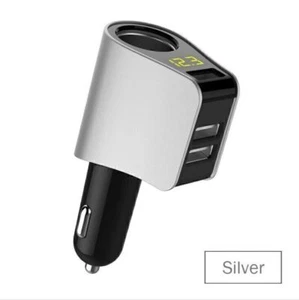 Car Charger Fast Charge Car Charger Adapters Dual USB Car Charger With Display - Photo 1 sur 3