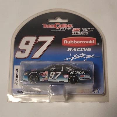2002 Team Caliber 1:64 #97 Kurt Busch Autograph Issue #4 Rubbermaid Racing Ford - Image 1 of 3