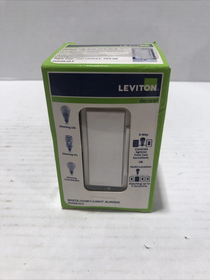 Leviton Dd00r-dlz 120vac 60 Hz Decora Digital/decora Smart Matching Dimmer Remot