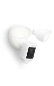 Ring Floodlight Video Cam Wired Pro 3D Motion Detection White New AU Version - Picture 1 of 4