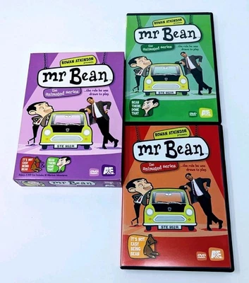 Mr Bean the Animated Series 2 DVD Set Vol 1 Rowan Atkinson Not Easy & Bean There - Image 1 of 4
