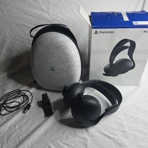 PlayStation Pulse Elite Cuffie Wireless Midnight Black NO DONGLE Ottime (BKJ - Foto 1 di 12
