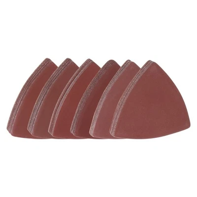 Papel de lija triangular de óxido de aluminio 60 un. 600/800/1000/1200/1500/2000 granos 80 mm Foto 1 de 4