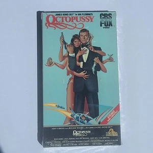 Octopussy James Bond 007 (VHS, 1984, CBS Fox) New Factory Sealed Water Mark - Picture 1 of 6