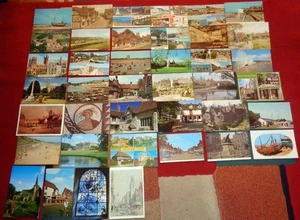 JOB LOT of 40 VINTAGE POSTCARDS 1950s on: KENT: HERTFORDSHIRE: SUSSEX: ESSEX - Picture 1 of 12