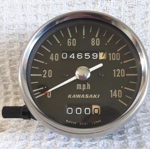 KAWASAKI H1 500 H1A 500 MPH CLOCK SPEEDOMETER SPEEDO GAUGE - Picture 1 of 10
