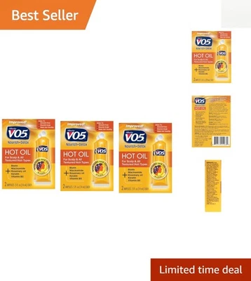 Hot Oil 强效护发素 - 0.5 盎司管,3 件装,适用于丝质头发 — 第 1/4 张图片