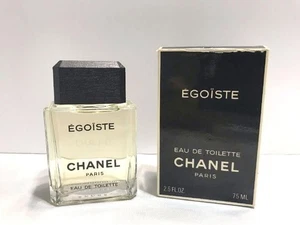 Chanel Egoiste Eau de Toilette 75 ml / 2,5 fl oz vintage con caja Japón - Imagen 1 de 7