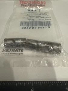 New Qty (5) 3/8-24 X 1 1/2D (.562") Helicoils, Free Running, With Tang - Picture 1 of 4