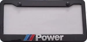 BMW 3D M Power DURABLE ABS PLASTIC FRAME - Picture 1 of 3