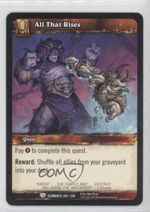 2010 World of Warcraft TCG: War of the Elements All That Rises #203 3v2 - Picture 1 of 3
