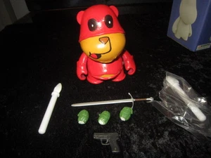 Dead Pooh Prototype figure with weapons! ONLY 1 MADE! Deadpool Parody UNIQUE! - Picture 1 of 3