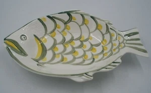 Vintage Nippon Yoko Boeki Co. Japanese Porcelain Fish Shaped Dish Serving Bowl - Picture 1 of 5