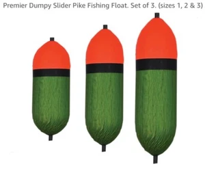 Premier Dumpy Slider Schwimmer zum Hecht-/Zanderangeln. Alle Größen verfügbar - Bild 1 von 1