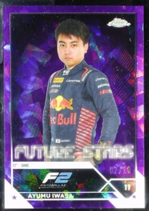 2023 Topps Chrome Sapphire Formula 1 F1 Ayumu Iwasa Purple /10 #85 - Picture 1 of 2
